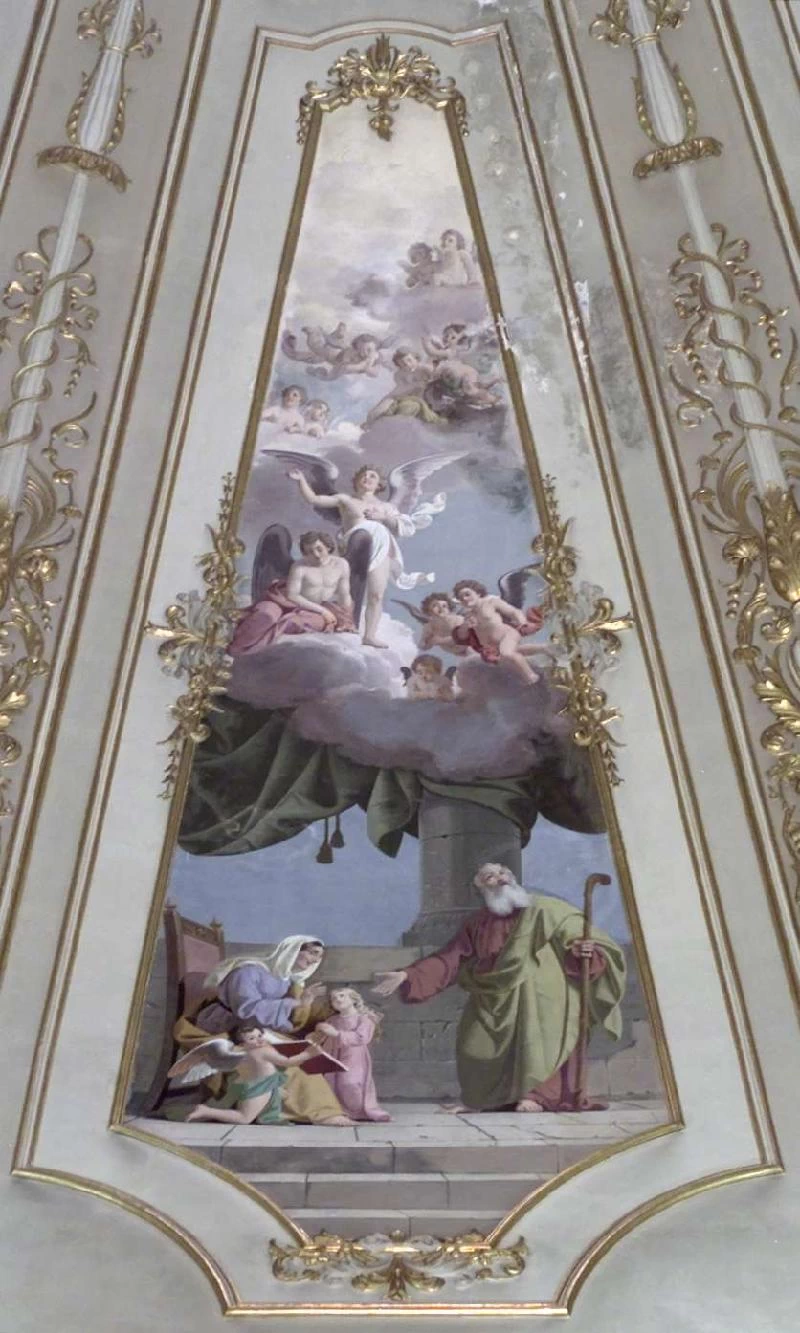 Maria bambina con Sant'Anna e San Gioacchino, Calusco d'Adda, Bergamo